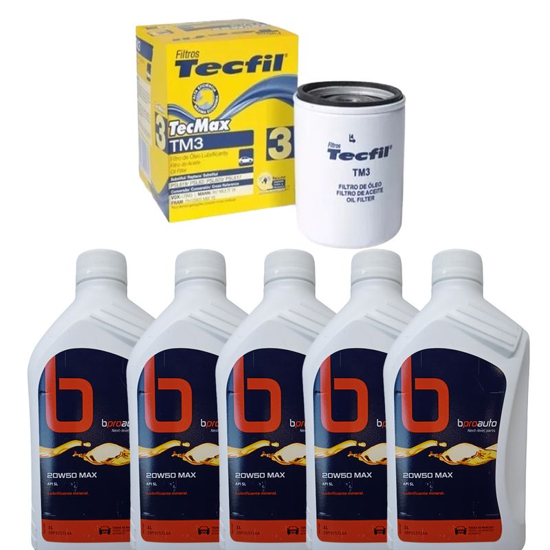 Kit-Troca-Oleo-S10-Tornado-2.4-8V-Flexpower-2004-2009-20W50