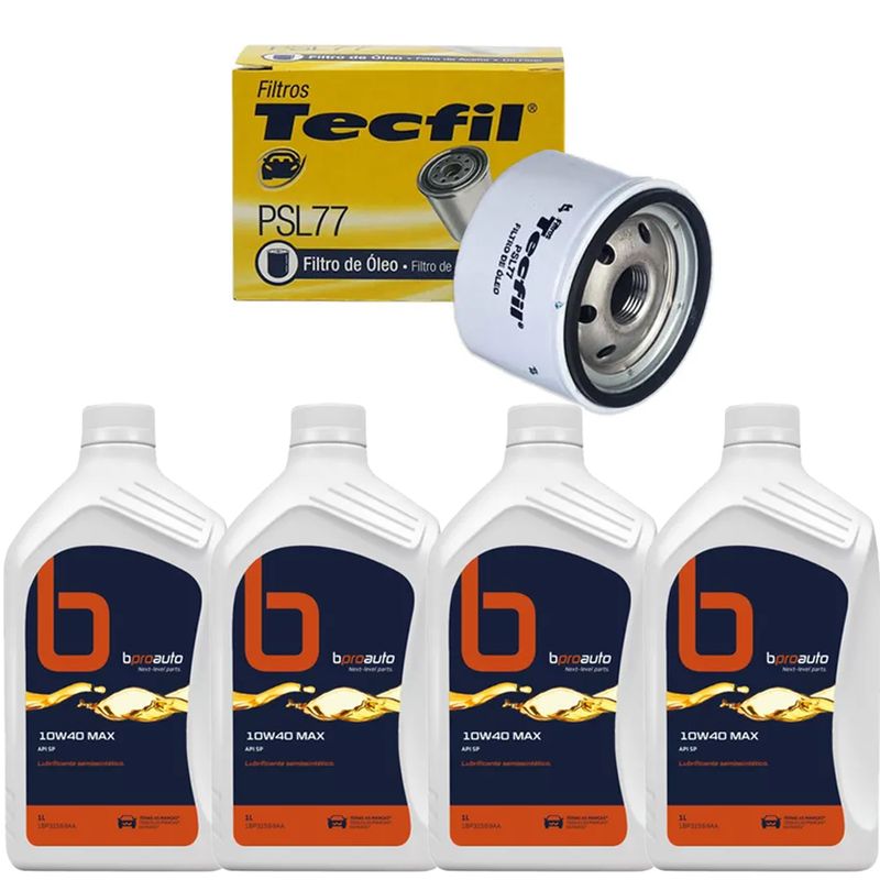 Kit-Troca-Oleo-Sandero-Expression-1.6-8V--2013-2017--10W40