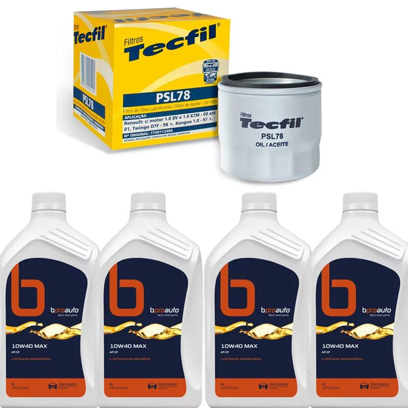 Kit-Troca-Oleo-Sandero-Techrun-1.0-16V--2014-2014--10W40 Kit-Troca-Oleo-Sandero-Techrun-1.0-16V--2014-2014--10W40