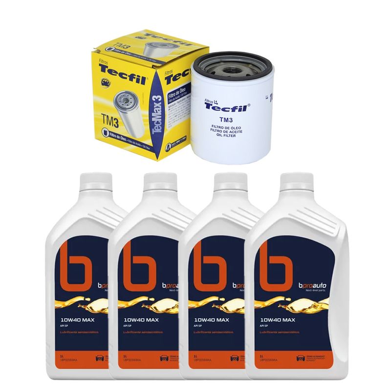 Kit-Troca-Oleo-Stilo-Mpi-1.8-16V-L4--2001-2007--10W40 Kit-Troca-Oleo-Stilo-Mpi-1.8-16V-L4--2001-2007--10W40