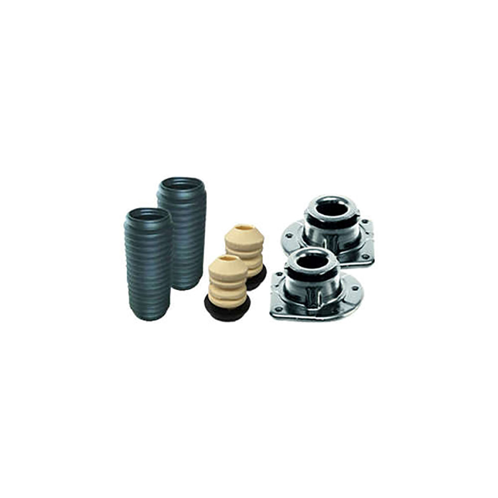 Kit Amortecedor Dianteiro 2 Batente  2 Coifa  2 Coxim C/  Rolamento Sk110Bc/ Sampel