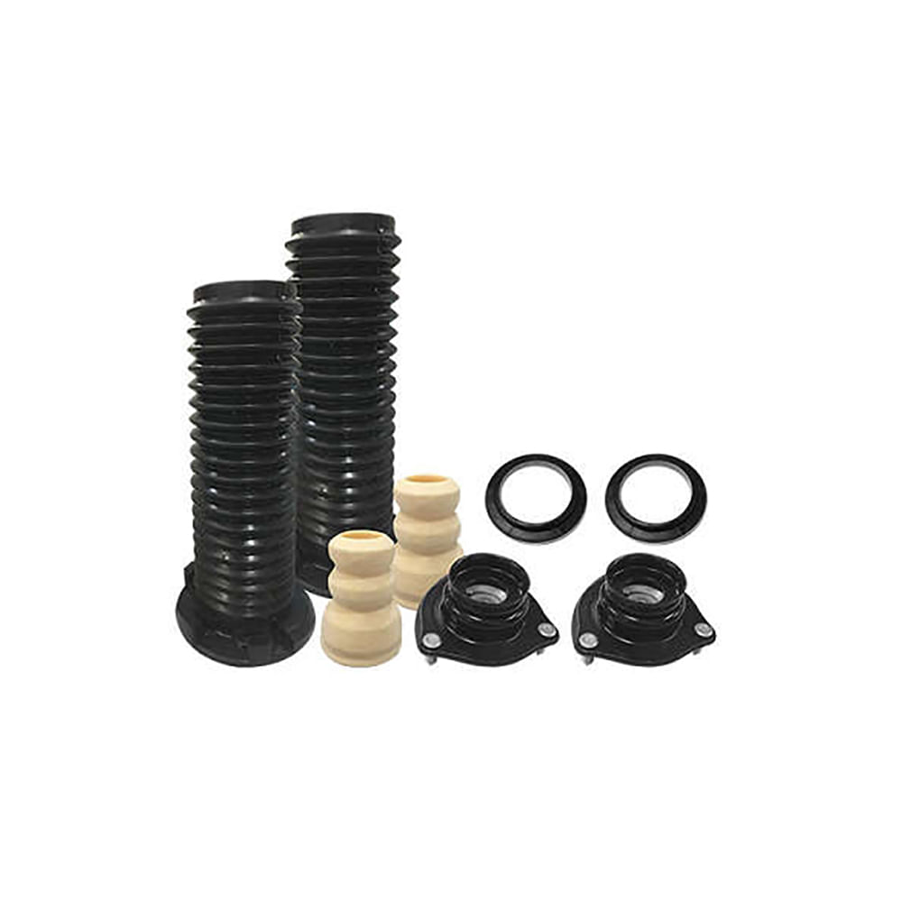 Kit Amortecedor Dianteiro Esquerdo Ou Direito 2 Batente  2 Coifa  2 Coxim  2 Rolamento Sk966 Sampel